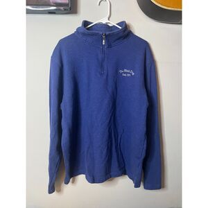 The Black Dog Blue Fleece Quarter Zip